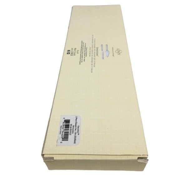 Lenox Devotion 2 Piece Dessert Set Cake Knife & Server Silverplate 825522 Silver - Picture 10 of 12